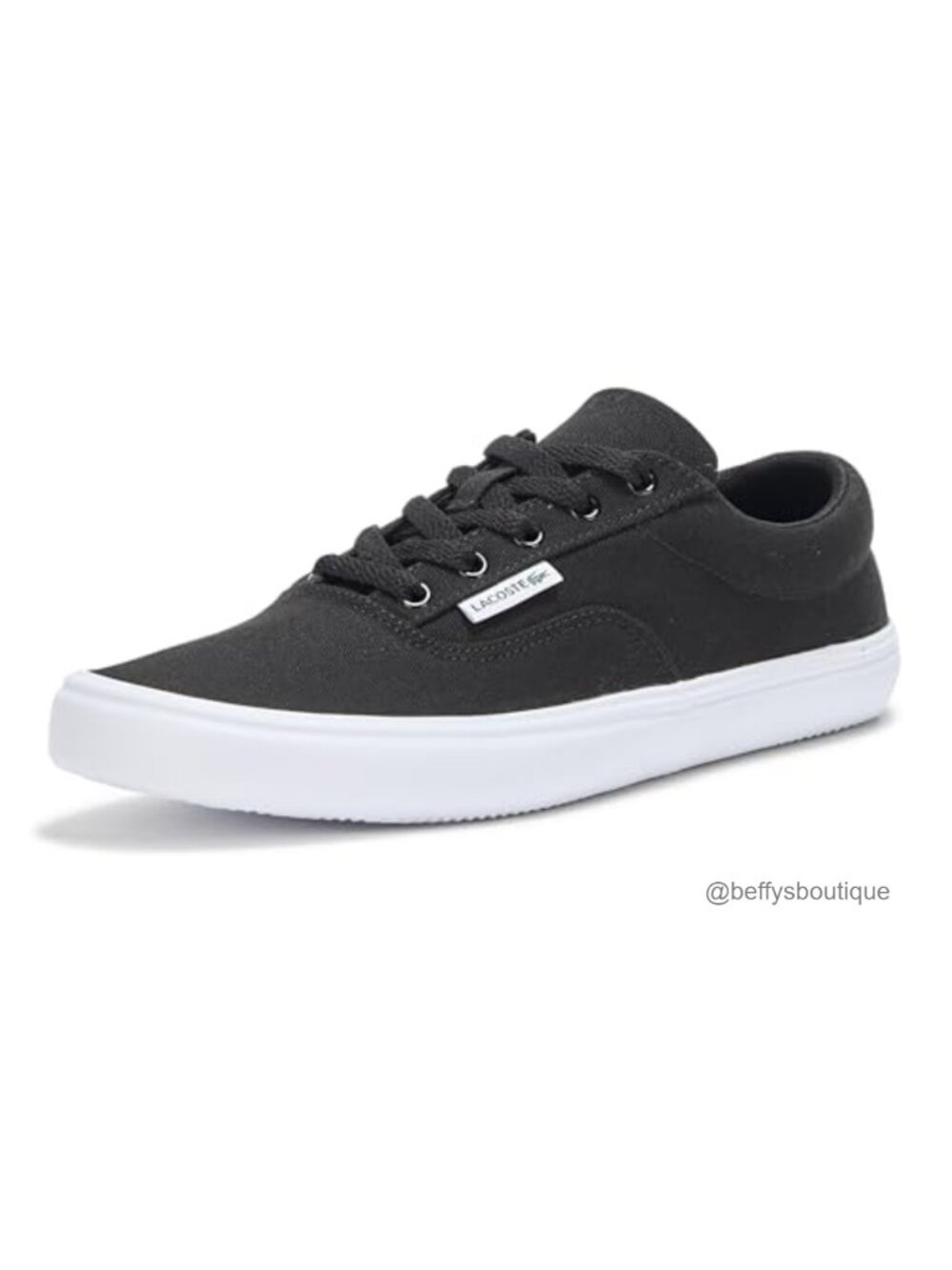 Lacoste Lace Base Sneaker Canvas Casual Round Toe Lace-Up Walking